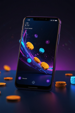 Smartphone avec app casino mobile